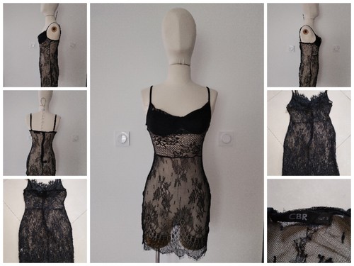 Nuisette noir vintage femme - noir,