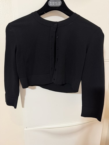 Alaia black cropped bolero - alaia,