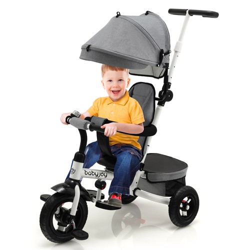 Folding baby tricycle - folding, w/