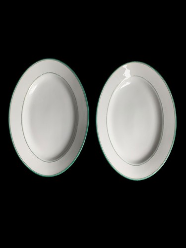 Lot plats ovale porcelaine - plats,