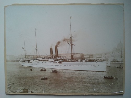 Bateau polynésien c1900 - le,