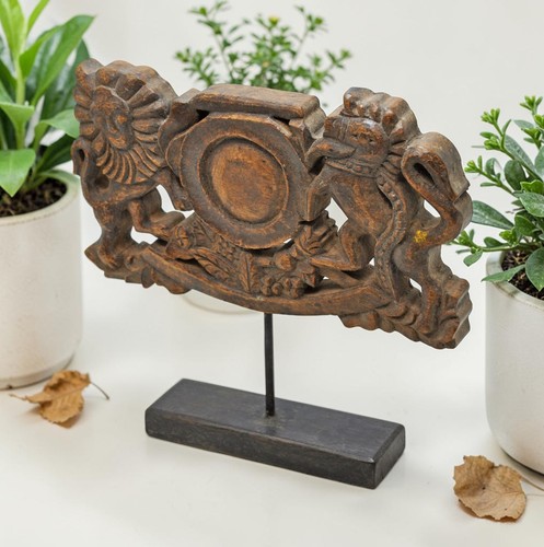 Panneau plaque sculpté bois - plaque,