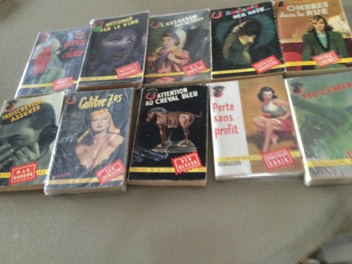 Lot livres policiers un - 10,