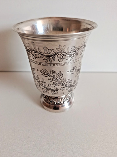 Timbale piedouche argent - timbale,