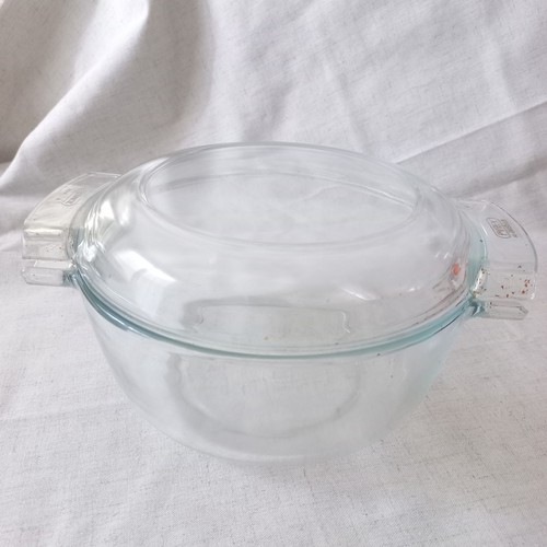 Cocote pyrex transparent avec