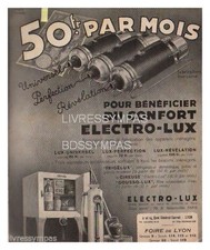 1933 DOCUMENT (ref Eiv 658) PUB   : ASPIRATEUR FRIGO CIREUSE ELECTRO LUX   1p