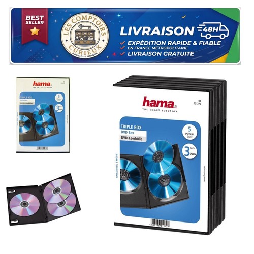 Hama boîtier dvd - boîtier, blu-ray