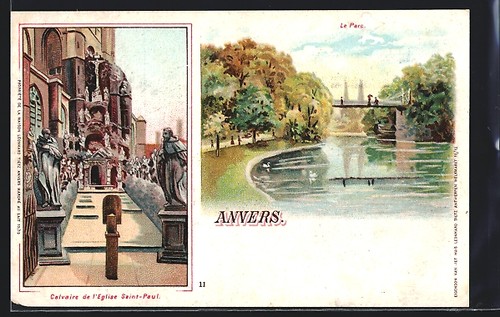 Cpa illustrateur anvers - cpa,