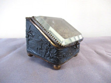 Boite à bijoux ,Coffret verre biseauté NapIII