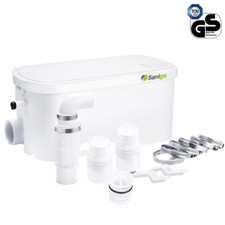 Sanigo Broyeur Sanitaire 250W Pompe de Douche 100L/min 8m douche et lavabo