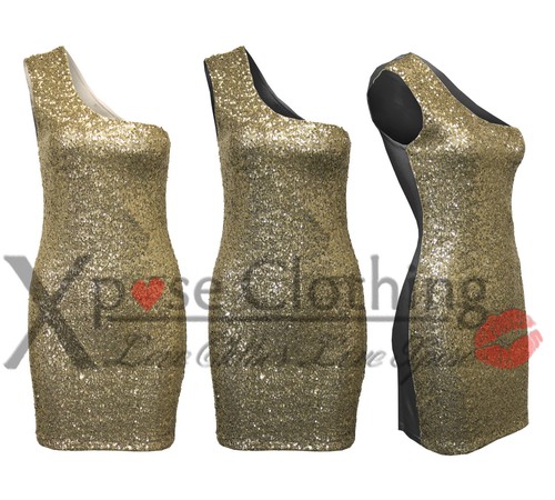 Robe femme paillettes dorées - femme,