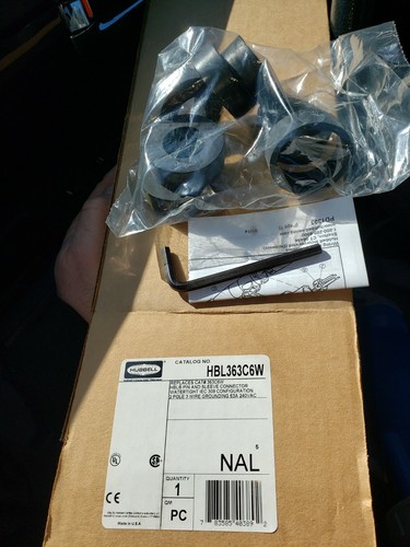 Hubbell hbl363c6w pin - ,