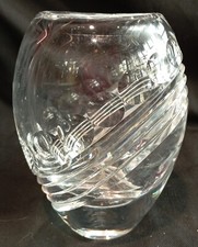 Vase cristal taille signe - vase, en