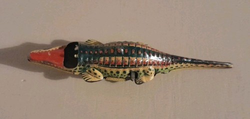 Jouet ancien tole - jouet, crocodile