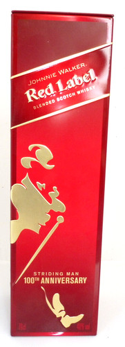 Boîte métal whisky red - -,