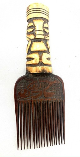 Peigne africain bamoun os - africain,