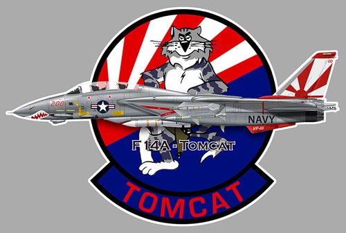 Sticker grumman tomcat - grumman, f14
