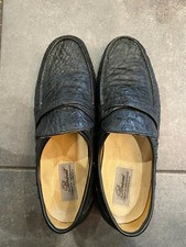 Chaussure pour homme en peau d'autruche