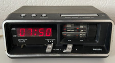 Vintage Radio Réveil 1970 Philips 90AS160/00S Alarm Clock Wecker Retro Industrie
