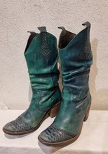 BOTTES SANTIAG Western  Femme Vintage 90' pointure 39 / CUIR