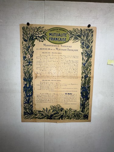 Rare affiche ancienne