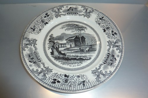 Ancienne assiette dessert