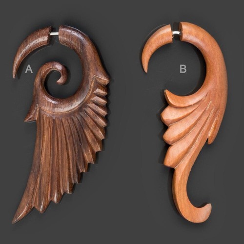 Faux spirale aile sculptée - faux,