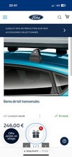 Ford Barres de toit transversales verrouillables Fiesta 2017- à aujourd'hui