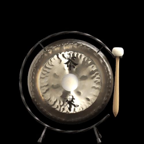 Paiste deco gong w - paiste, w/stand