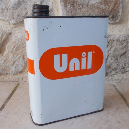 Ancien bidon huile unil - ancien, d'huile