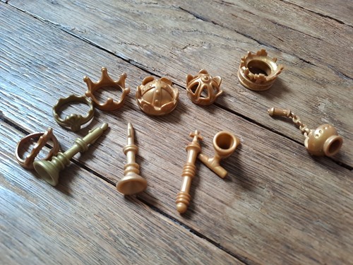 Playmobil couronne roi - playmobil, or