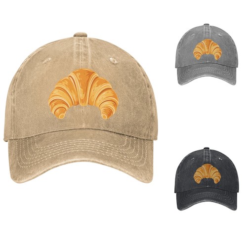 Croissant baseball cap bakery - croissant,