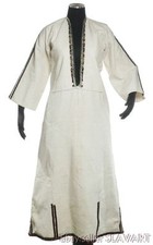 ANTIQUE Macedonian folk costume Tetovo embroidered chemise linen dress blouse