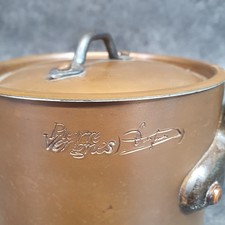 Top qualité casserole à sauce en cuivre Pierre Vergnes AP199