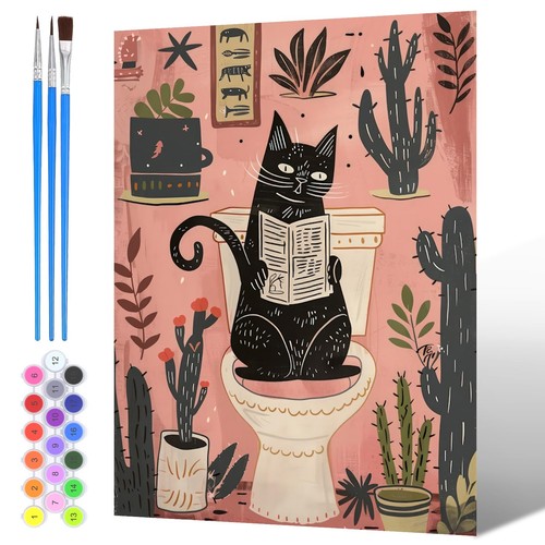 Peinture par numero chat dans - par,