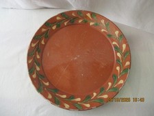 ANCIEN PLAT EN POTERIE DE