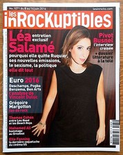 les inrockuptibles 1071 Salamé Duluc Margotton Fanning Cohen Klosterman  2016