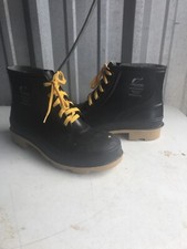 OnGaurd Industries Steel Toe Shank Ultra Grip Rubber Work Boots Men’s 9