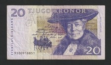 20 Couronnes, SUÈDE, 1999