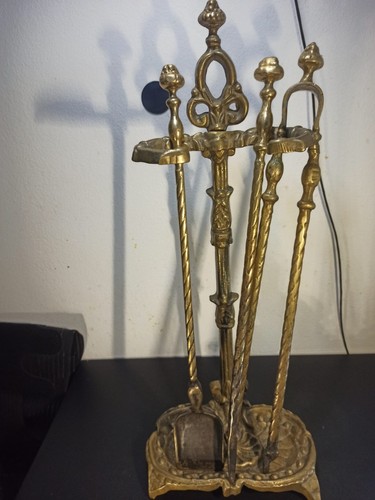 Ancien serviteur cheminée - serviteur, de