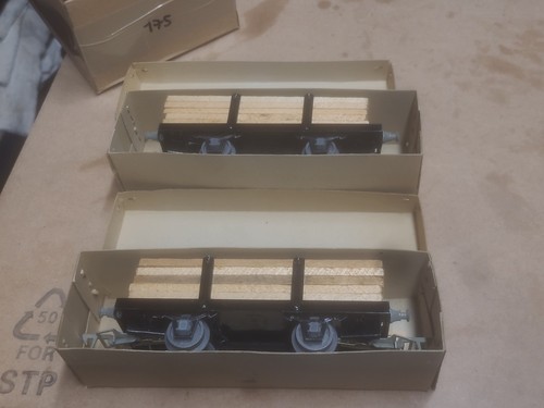 Lot wagons bois jep 4668 - wagons,