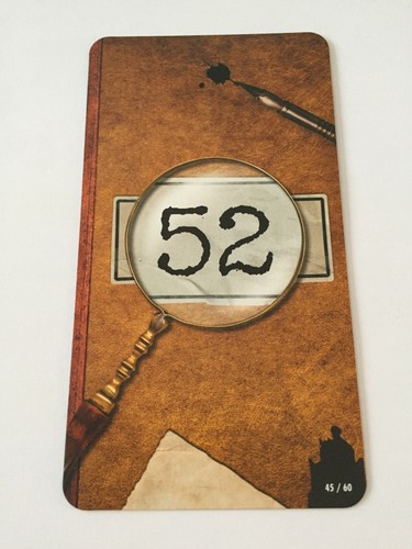 Carte sherlock holmes - carte, 45/60