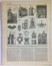 Gravure Presse - ART Lustre Flamand