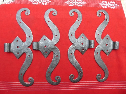 Lot ferrure moustache - ,