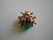 Broche insecte  - doré et