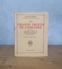 GRANDS PROCES DE L'HISTOIRE BRINVILLIERS AFFAIRE DU COLLIER CHARLOTTE CORDAY