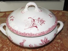 Soupière Service Fontanges Faïence de Sarreguemines France 1920