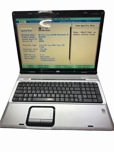 Pavilion dv9500 laptop - hp, 17"