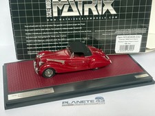 MATRIX DELAHAYE 135 MS GRAND SPORT  ROADSTER FIGONI & FALASCHI 1938 RED 1:43