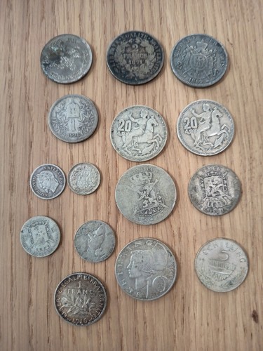 Lot pièces anciennes - de,